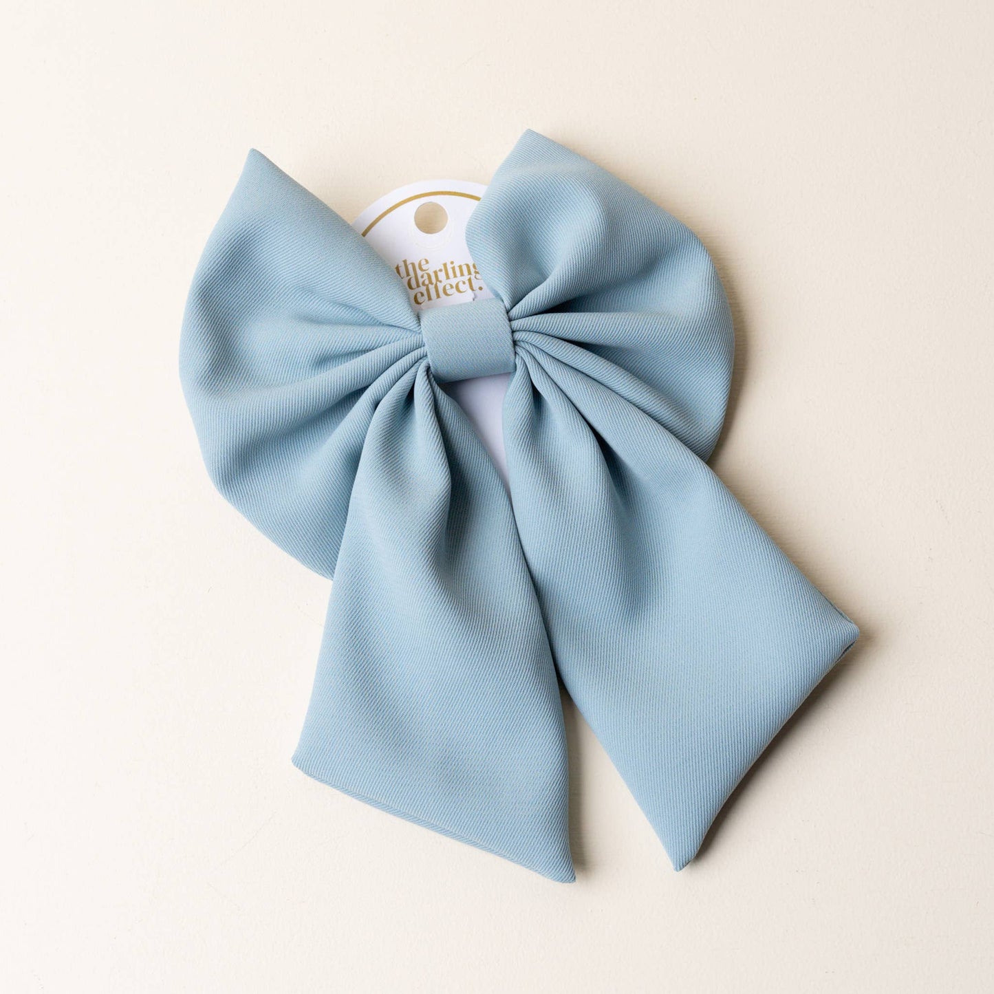 Classic Hair Bow-Light Blue
