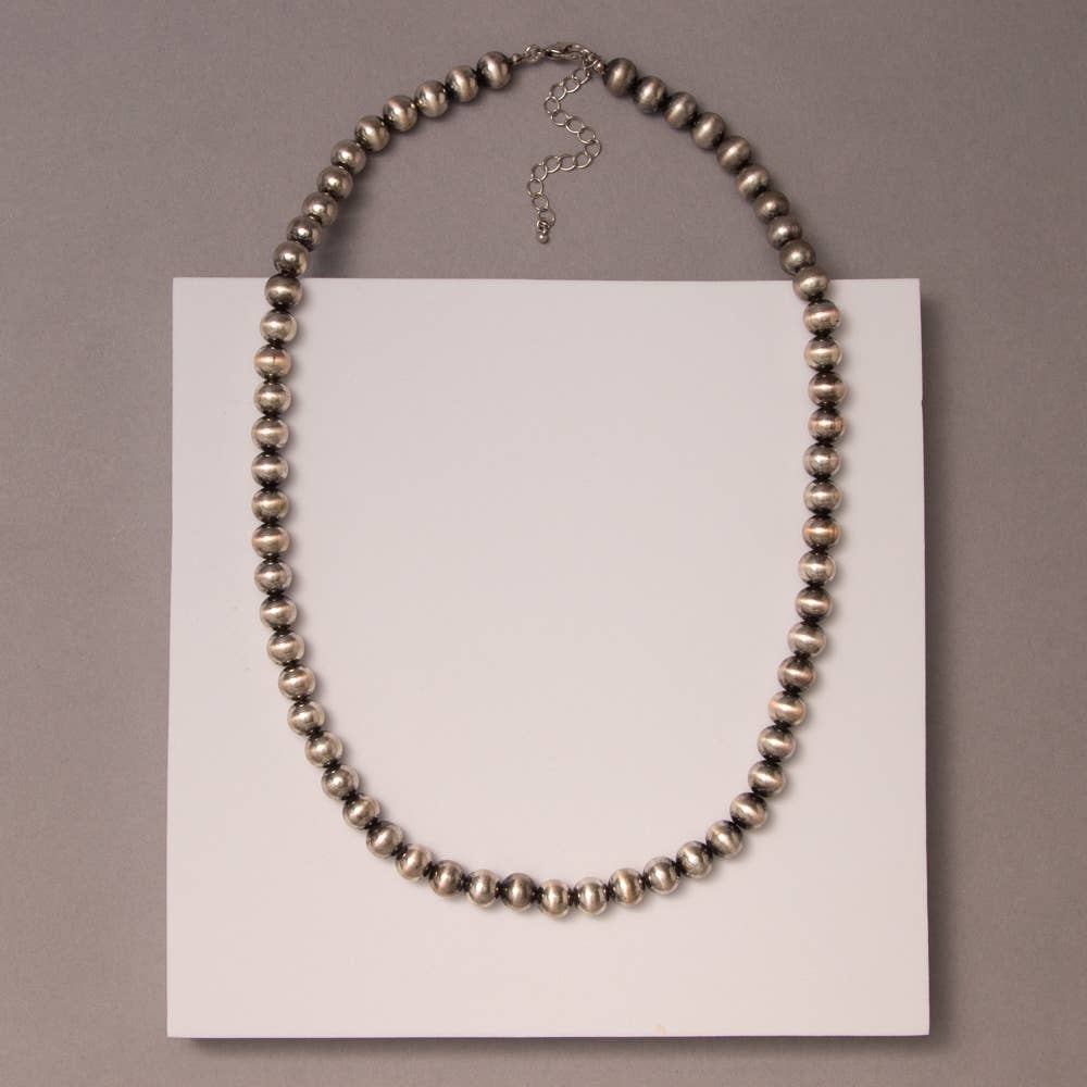 Western 12MM Navajo Beaded Necklace