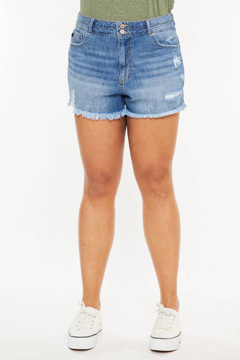 Kan Can Plus Size Denim short