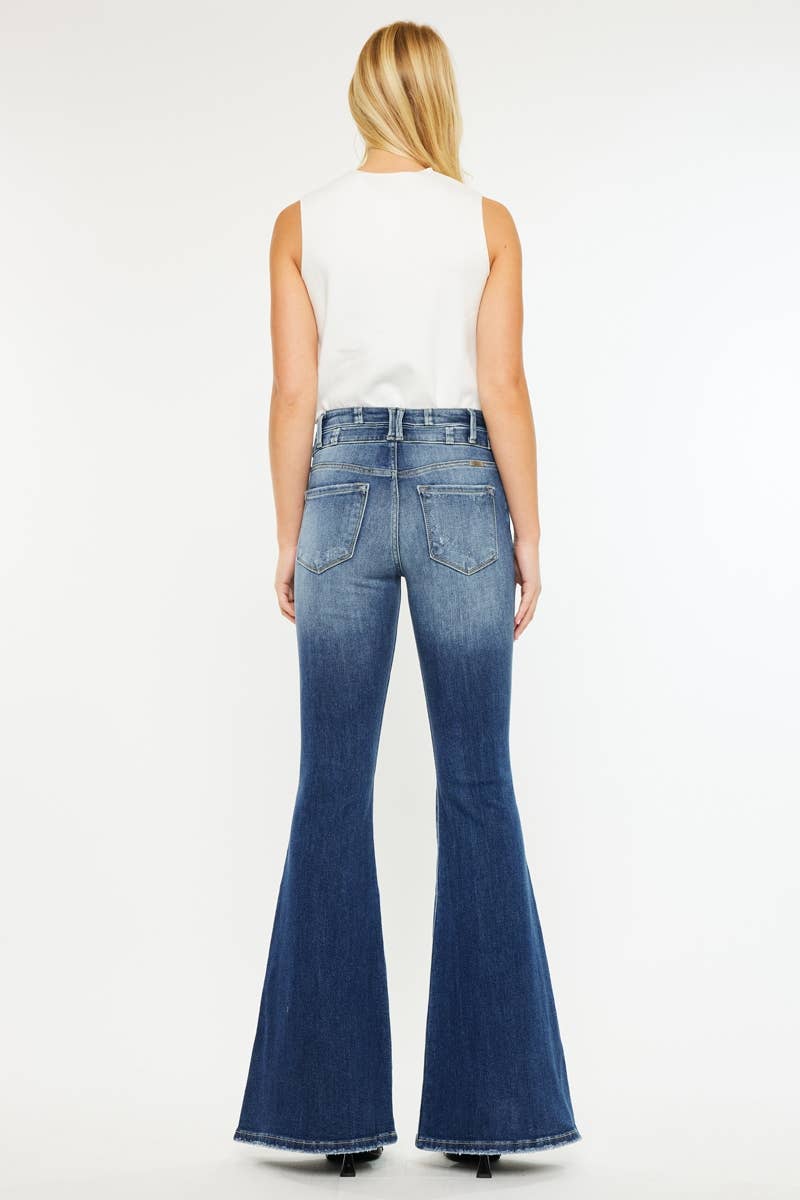 HIGH RISE SUPER FLARE JEANS
