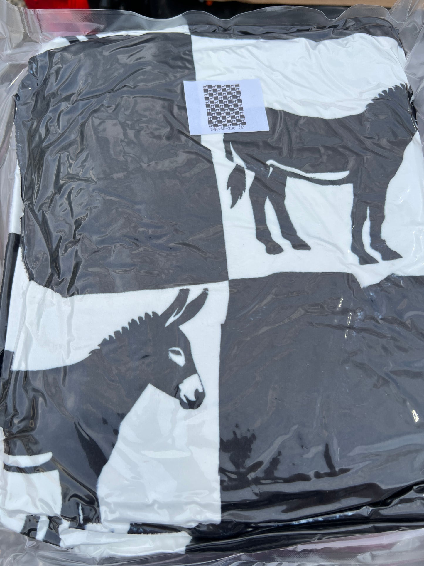 Checked Show Animal Blanket