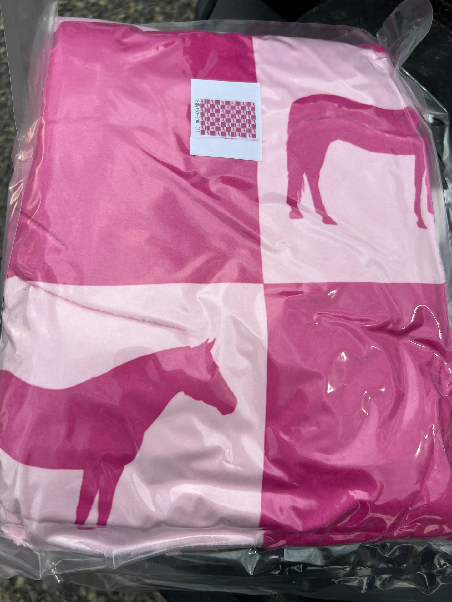 Checked Show Animal Blanket