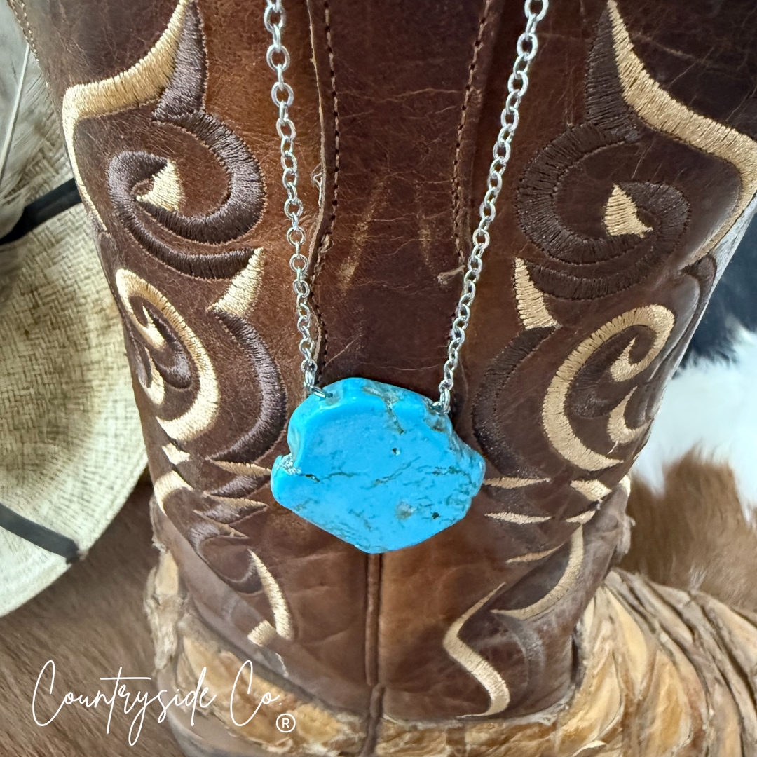 Canyon Slab Pendant Necklace