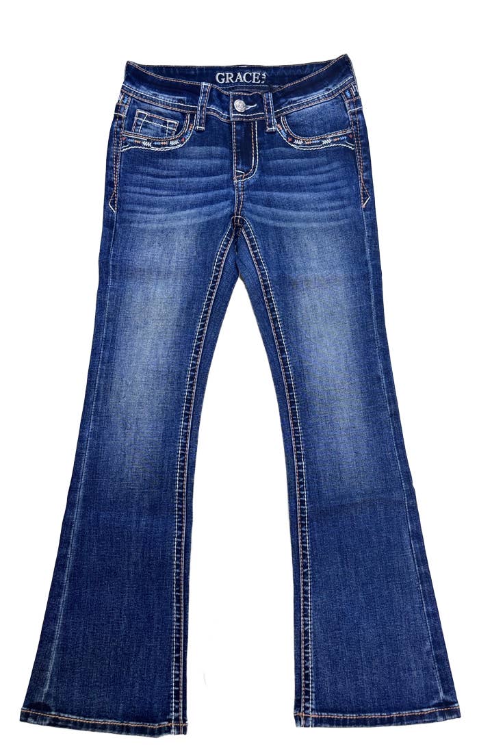 Aztec Yoke Modify Girl Boot Cut | GB-52008