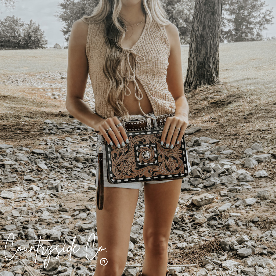 Legacy Tooled Leather Handbag Purse New Style 2025