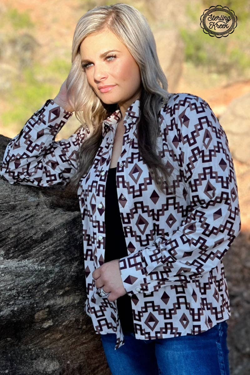 Meet Me At The Mesa Button Up