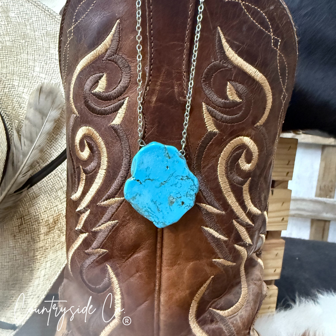Canyon Slab Pendant Necklace