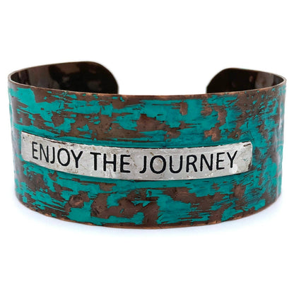 Enjoy The Journey Metal Western Cuff