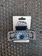 Leather Hair clip Gerbera Cowgirl Rodeo Western Cowboy