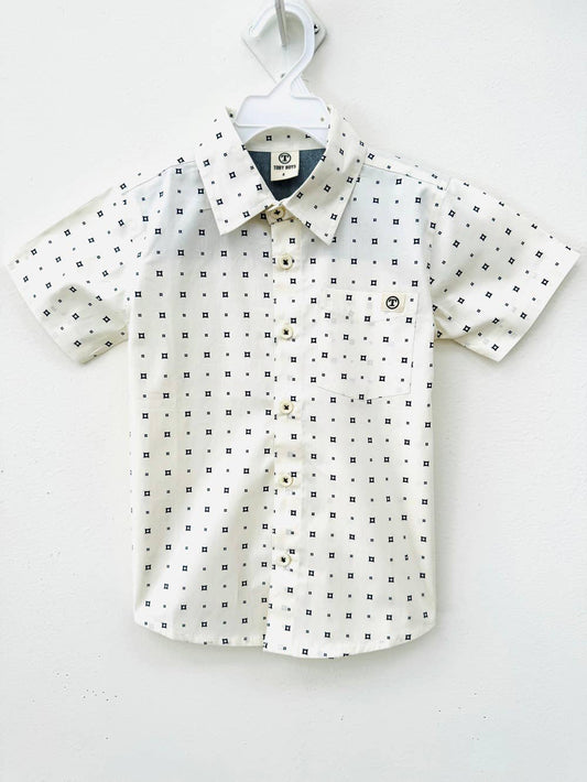 Printed Button down shirt