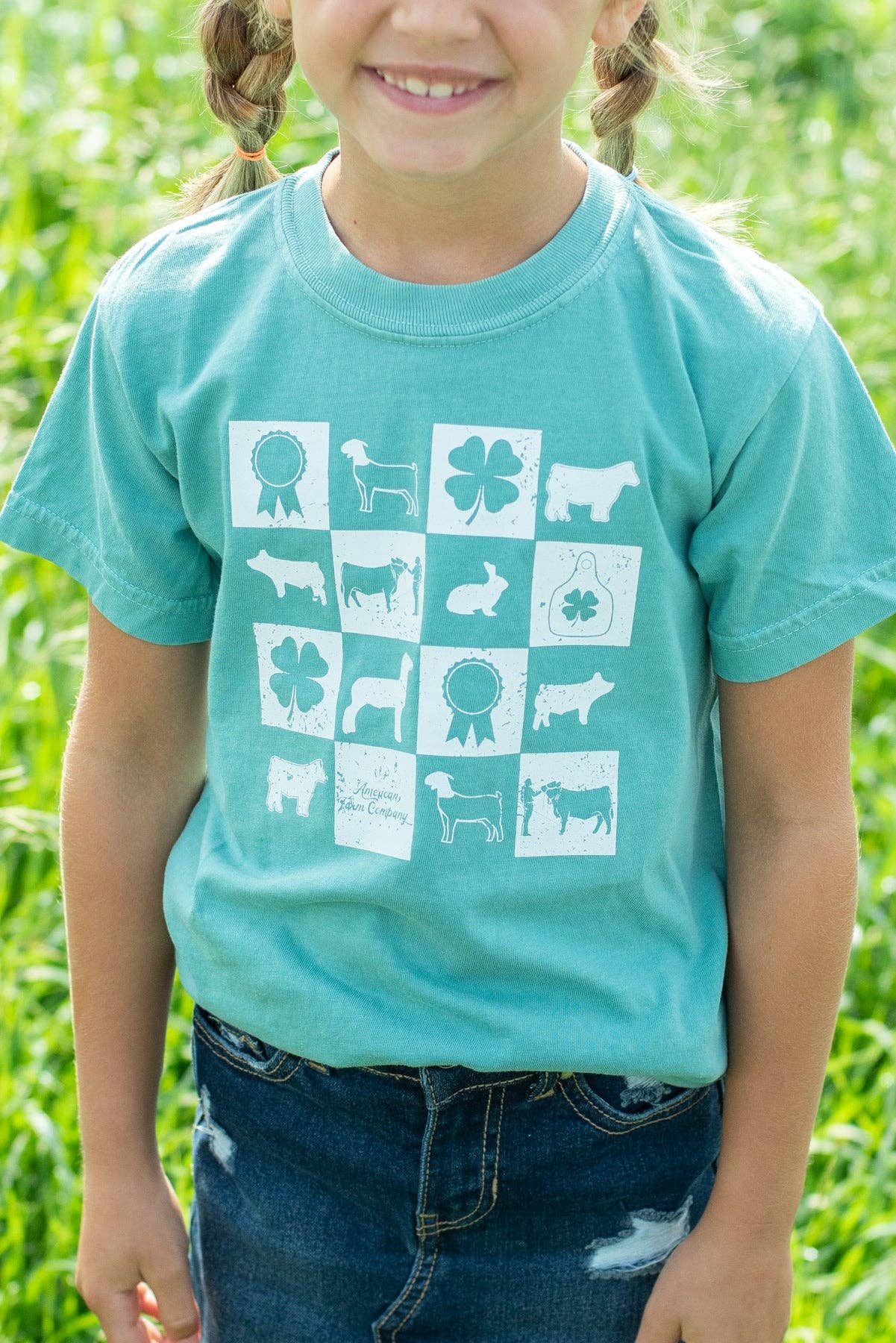Fair Week Checkers Youth Tee