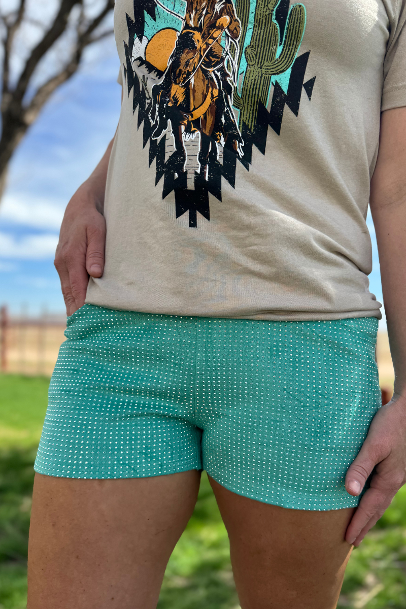 Jitterbug Shorts Turquoise