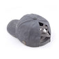 Cotton Criss-Cross Pony Cap