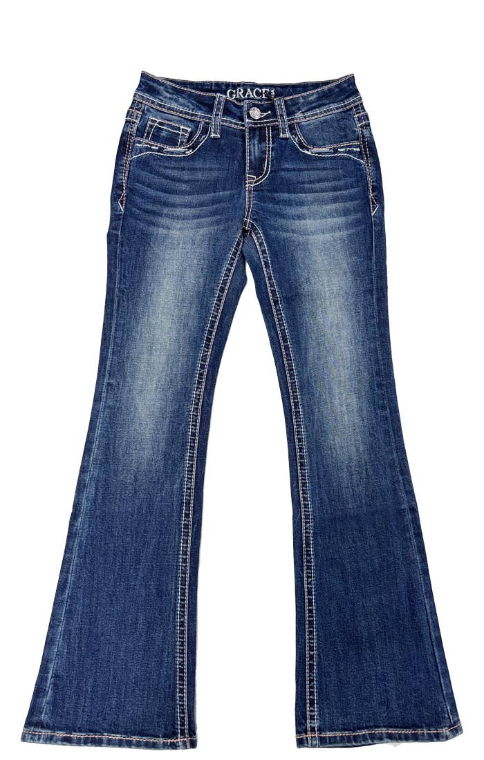 Fleur De Lis Modify Girl Boot Cut | GB-51939
