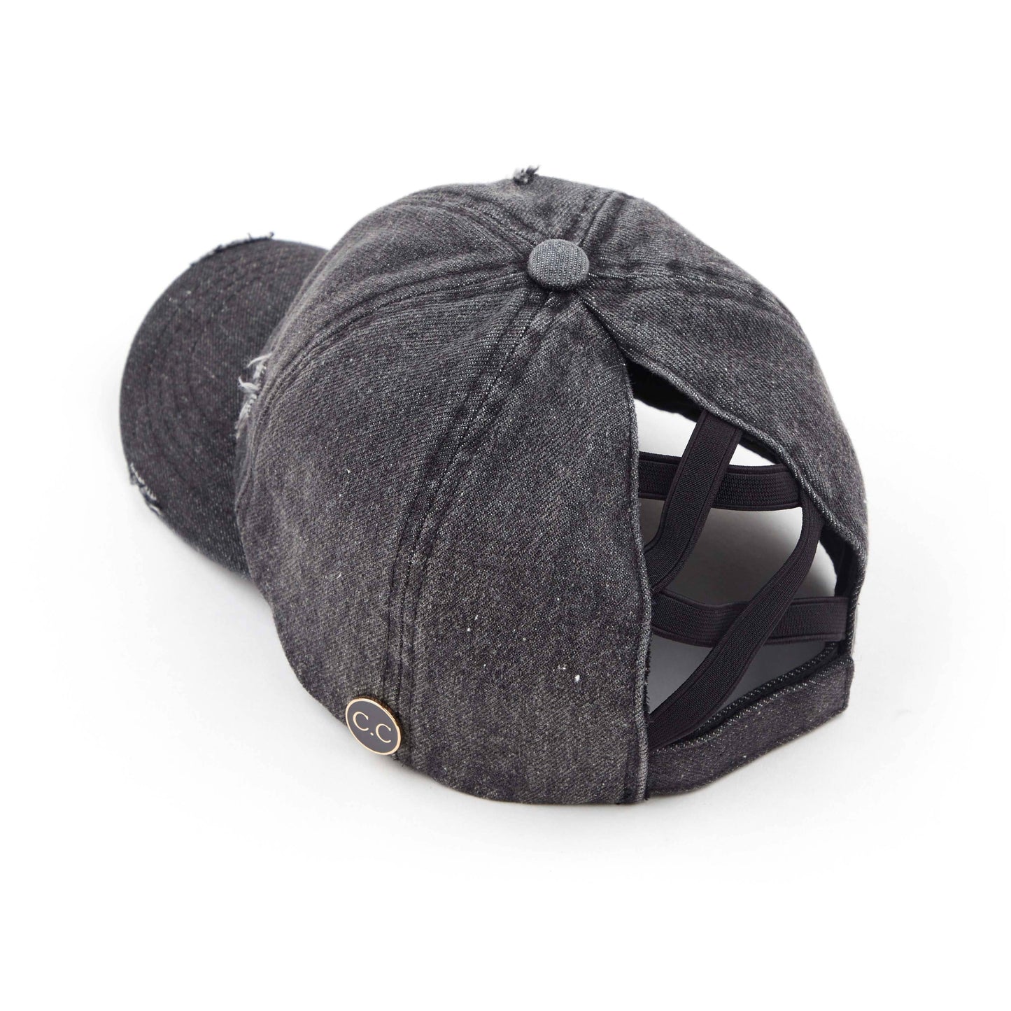 Cotton Criss-Cross Pony Cap