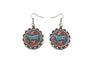 Western Design Round Earring