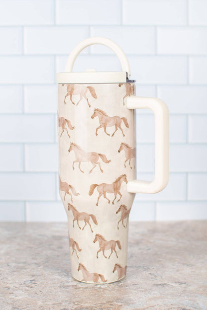 Horse 40oz Water Tank Tumbler