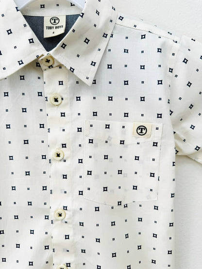 Printed Button down shirt