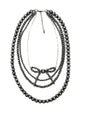 Western 4 Layered Navajo Pearl Ribbon Necklace