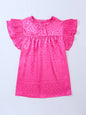 Cheetah ruffle top