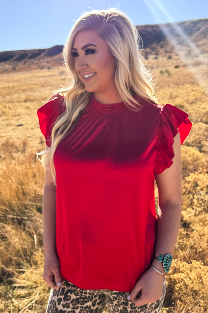 Babydoll Top Red
