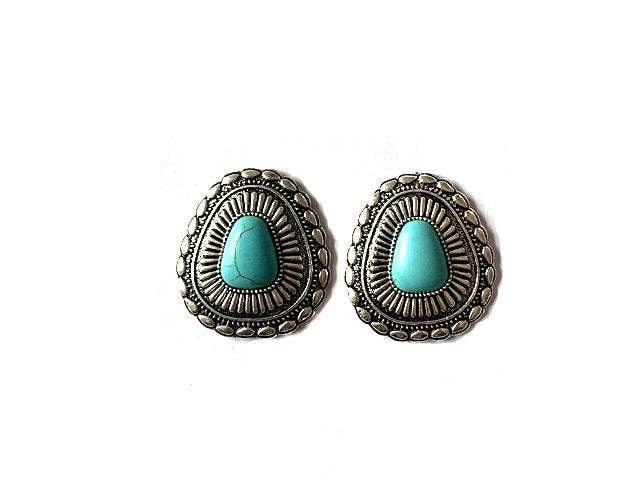 Western Concho Earring