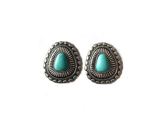 Western Concho Earring