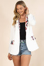 ALICE AZTEC PRINT CONTRAST BLAZER