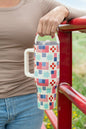 Patriotic Patchwork 40oz Water Tank Tumbler