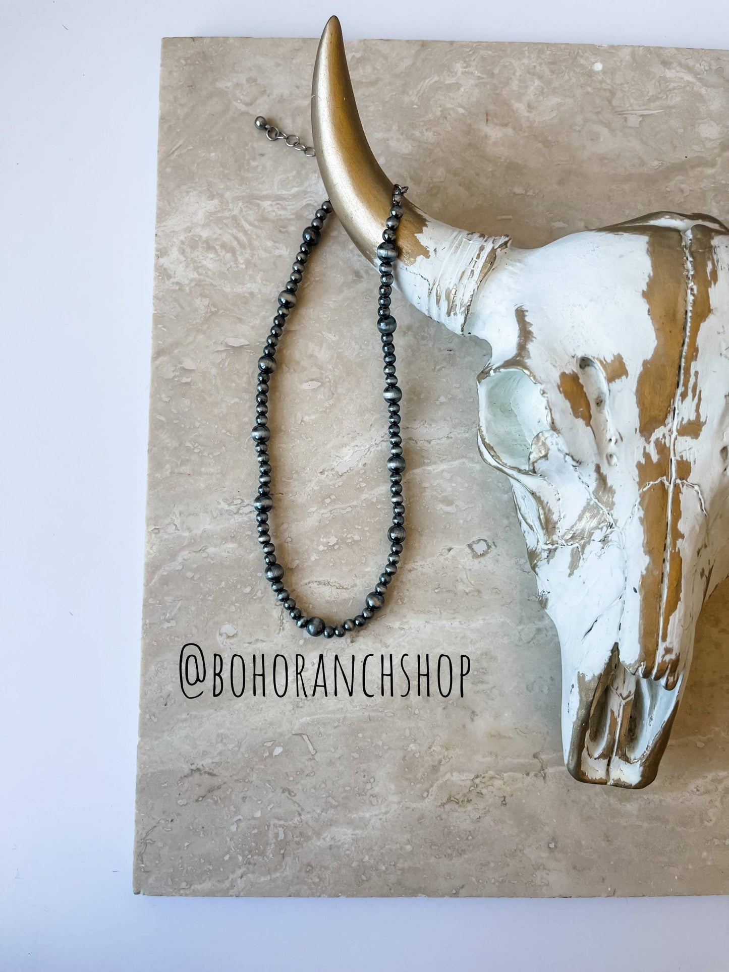 Western Navajo Style Choker Necklace 4mm