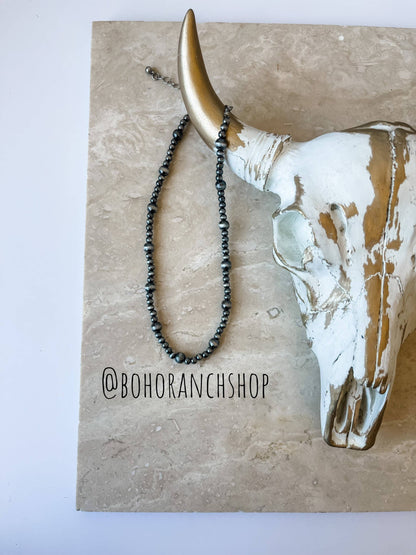 Western Navajo Style Choker Necklace 4mm