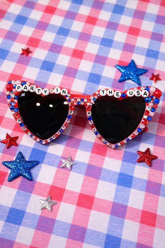 American Heart Sunglasses - Party In The USA