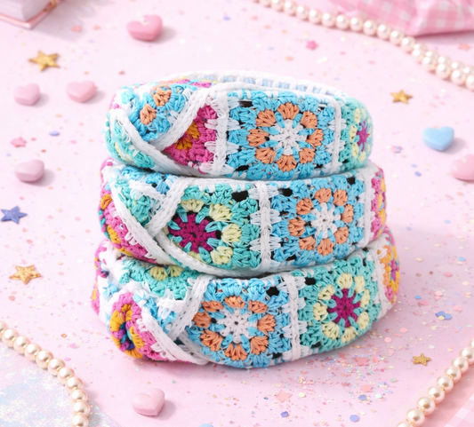 Crochet Knot Headband - Boho Blooms