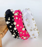 Pearl & Rhinestone Embellished Knot Top Headbands