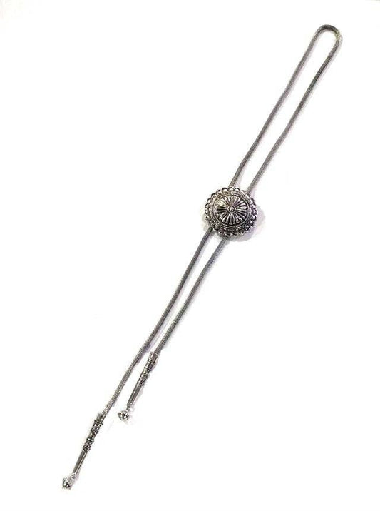Western Concho Bolo Necklace
