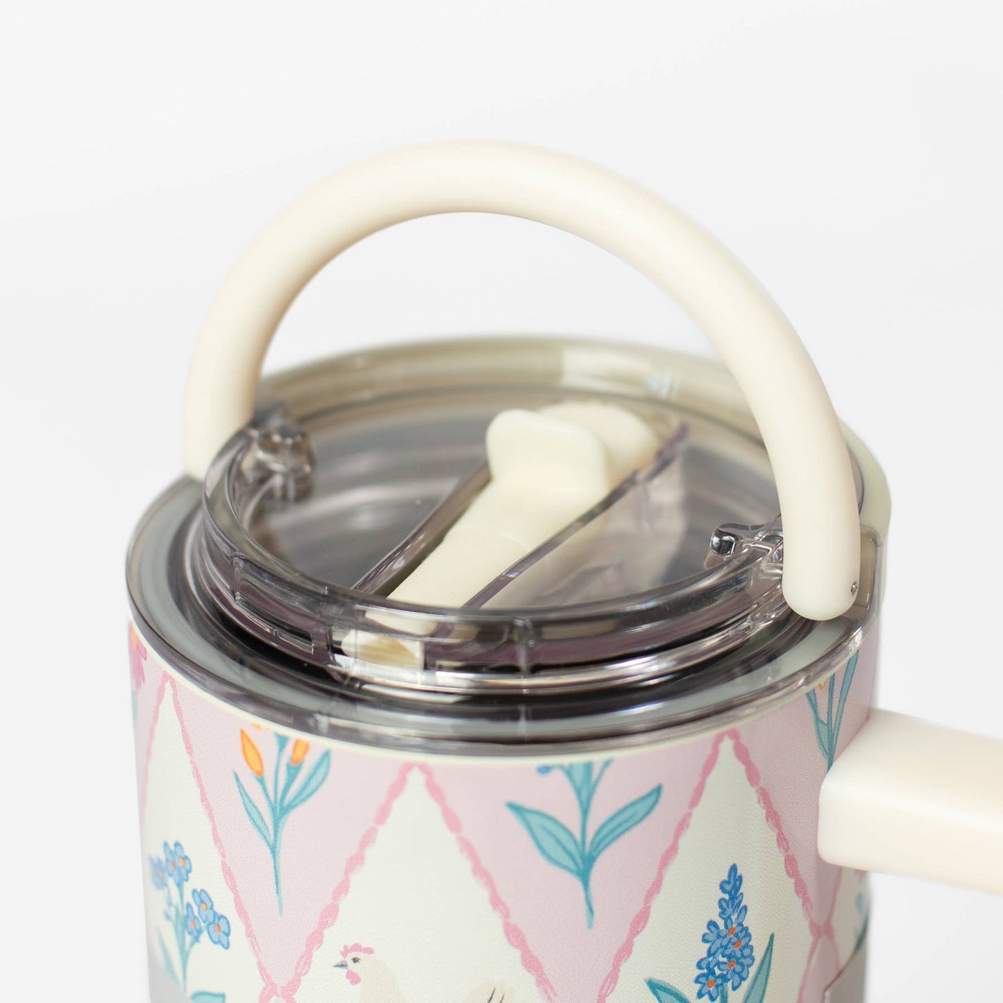 Diamond Floral Chicken 40oz Water Tank Insulated Tumbler
