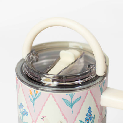 Diamond Floral Chicken 40oz Water Tank Insulated Tumbler