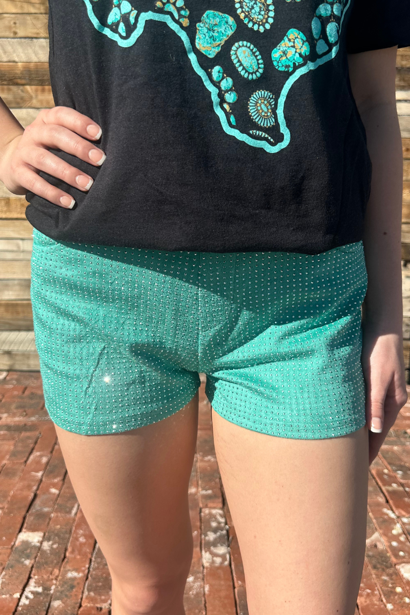 Jitterbug Shorts Turquoise