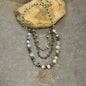 Rich In Gemstones Tiered Pendant Necklace