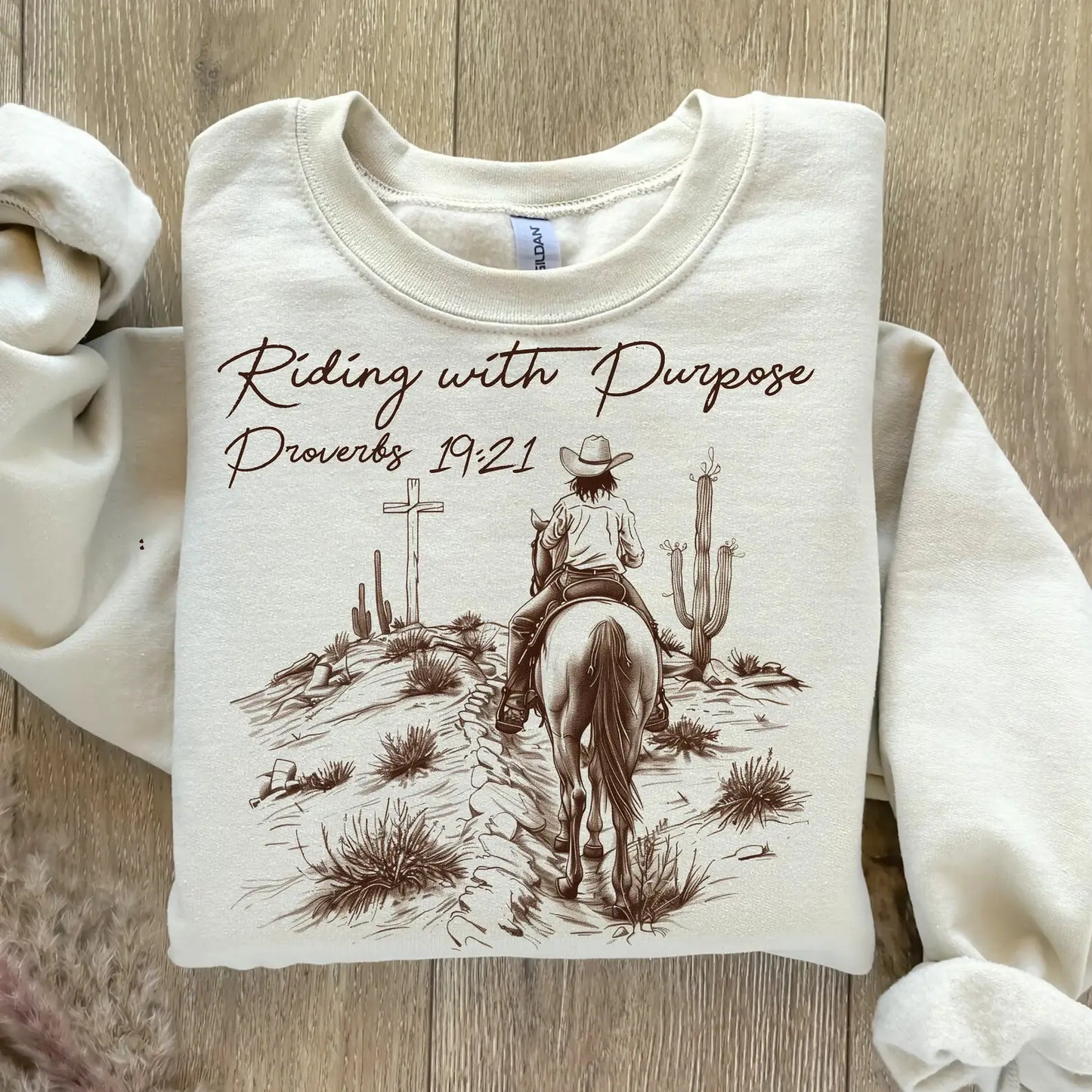 Riding With Purpose Western Tee