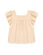 Girl's Ruffle Sleeve with Square Neck