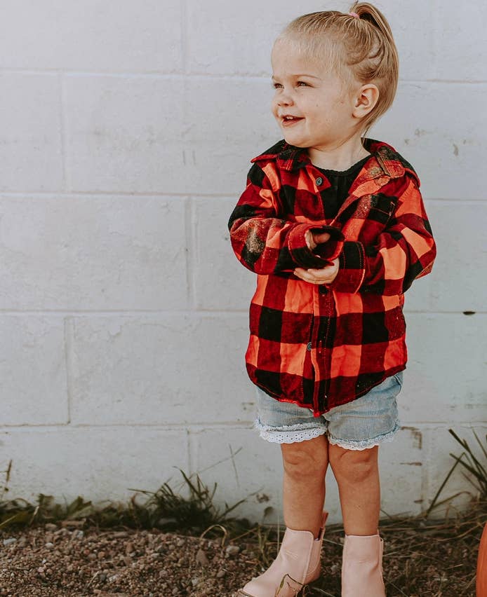 Toddler bleached flannels