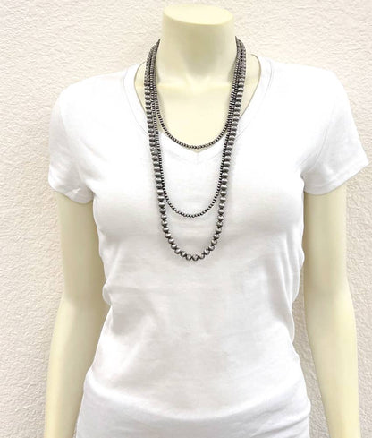 30-inch 3-strand Navajo Bead Necklace