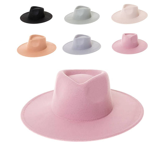 Children's Vegan Felt Rancher Hat with Adjustable Drawstring