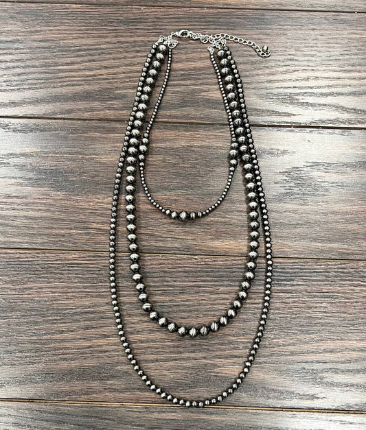Handmade Polish Navajo Bead Necklace