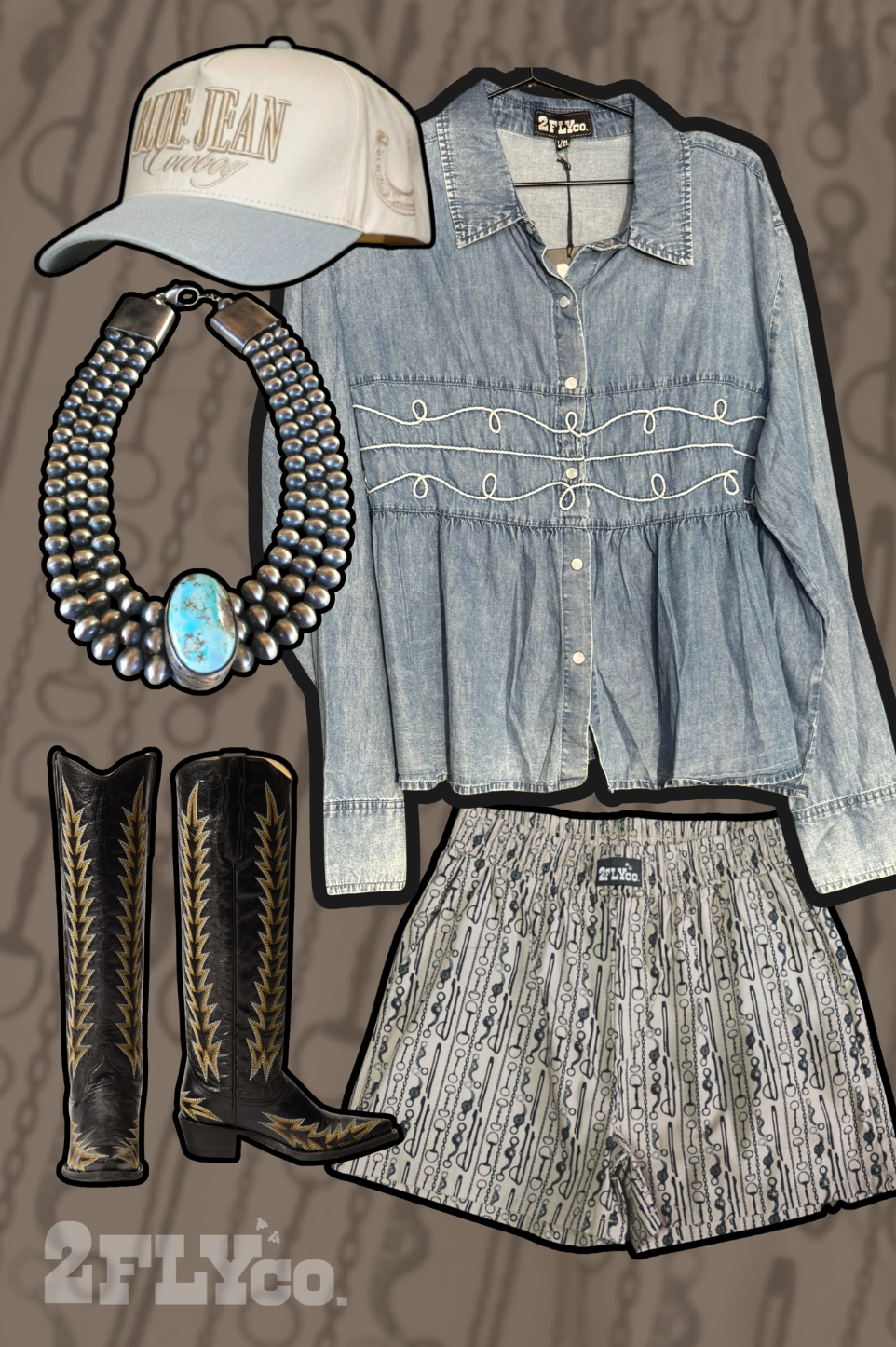 LOOPTY LOU L/S *DENIM