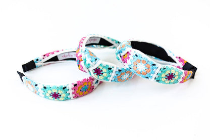 Crochet Knot Headband - Boho Blooms