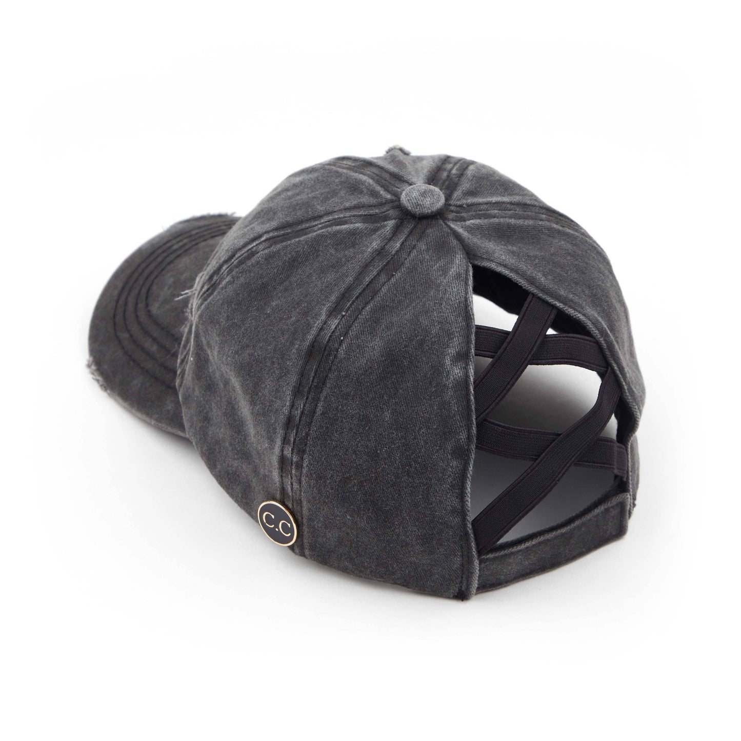Cotton Criss-Cross Pony Cap