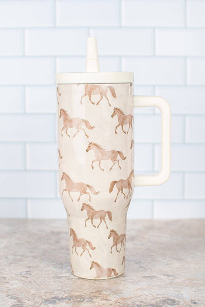 Horse 40oz Water Tank Tumbler