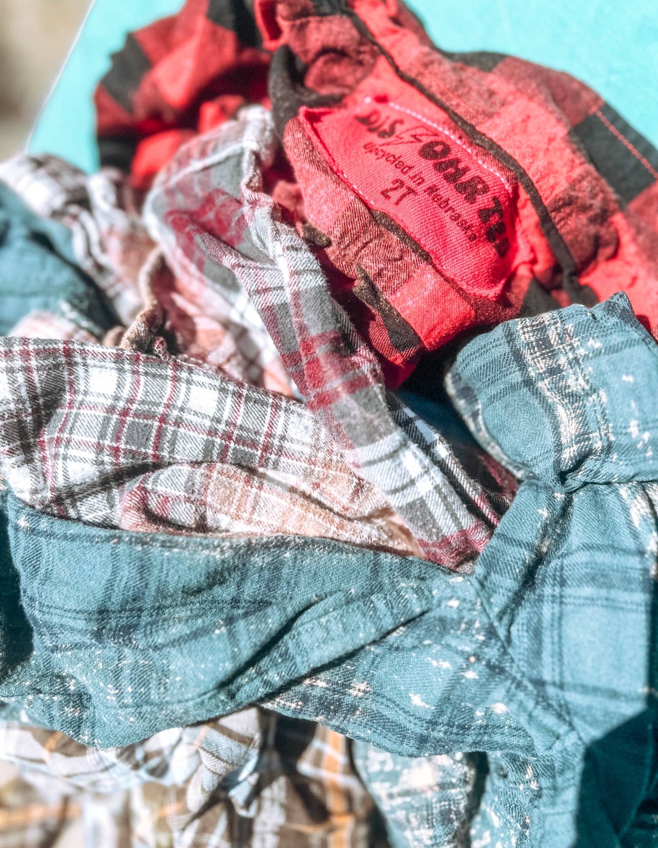 Toddler bleached flannels